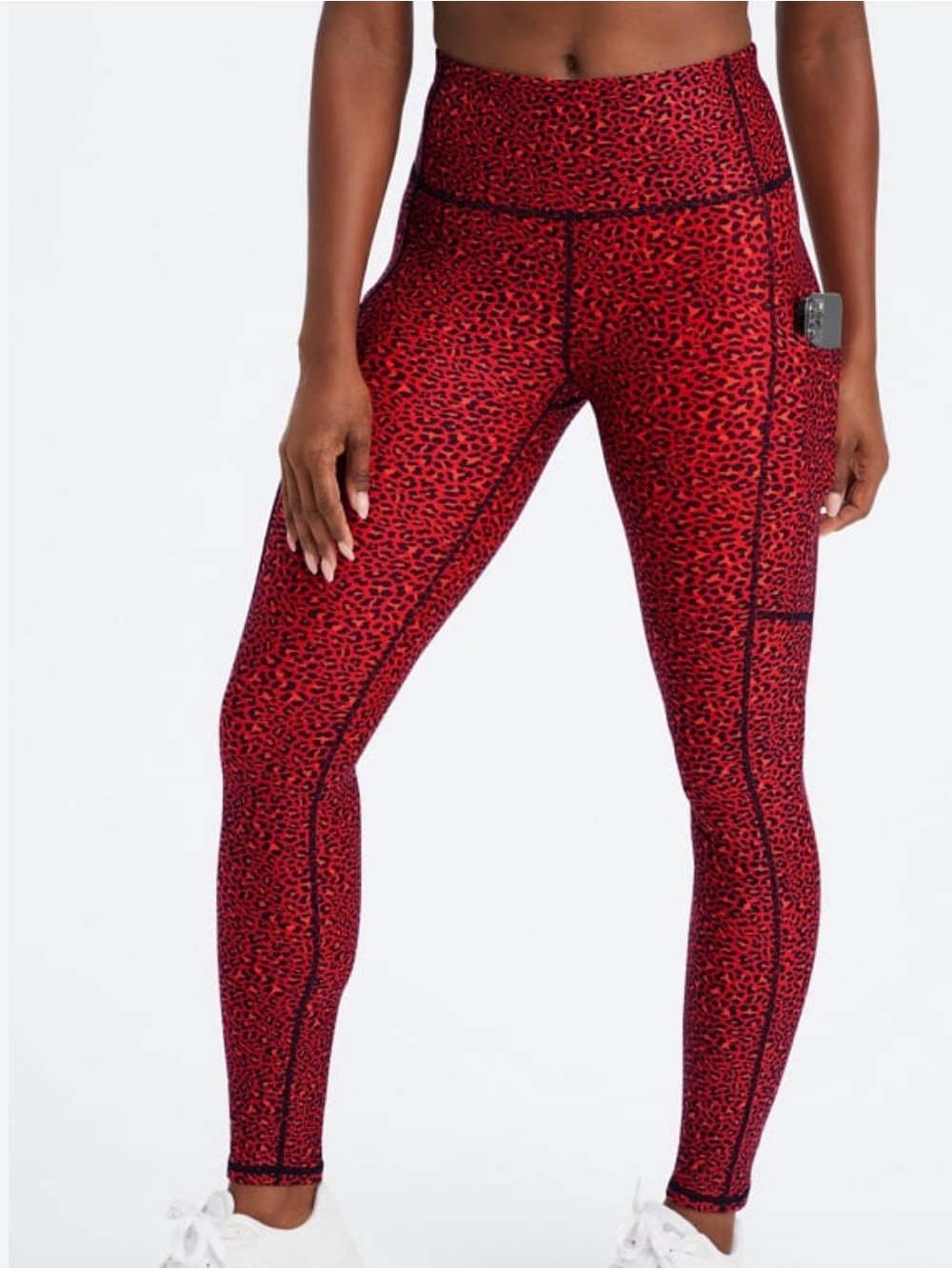 Fabletics Therm-Fit Leopard High Waist Leggings